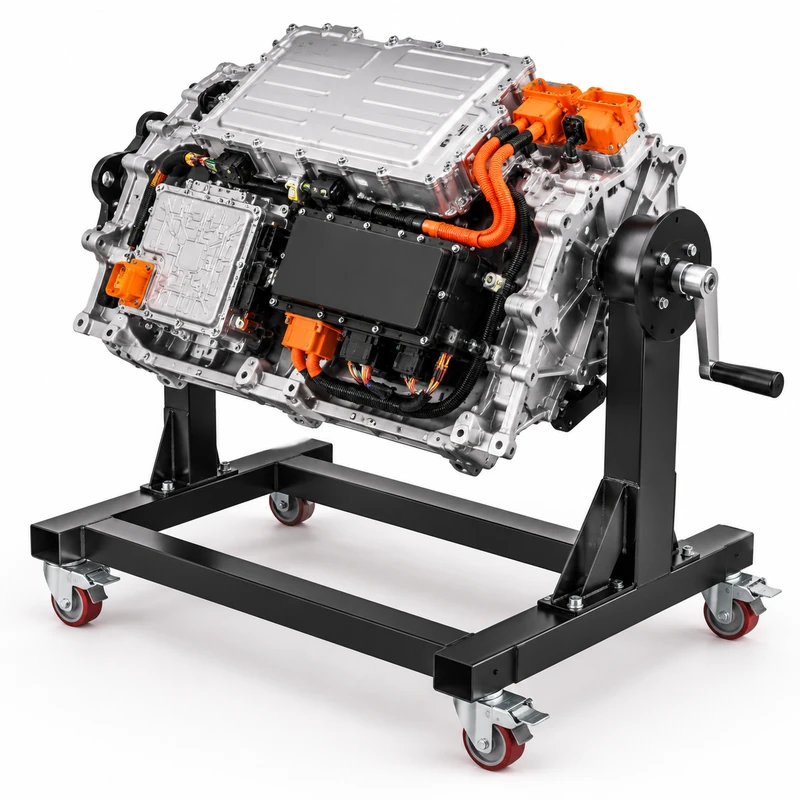 EV Electronic Control System Disassembly Bench