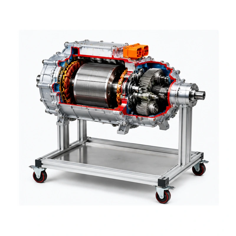 EV Drive Motor Cutaway Training Bench