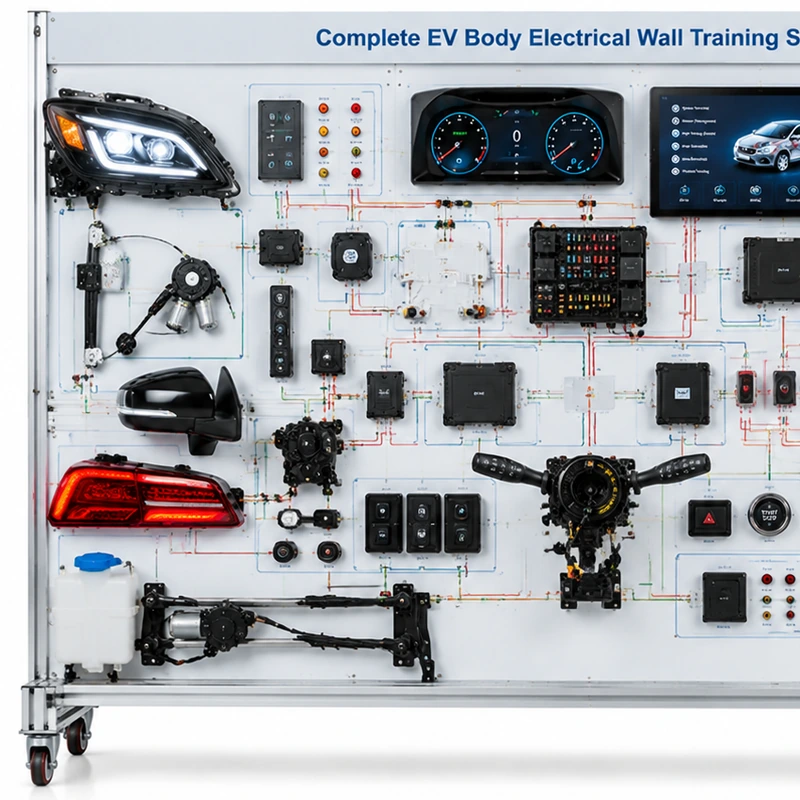 Complete EV Body Electrical Wall Training System