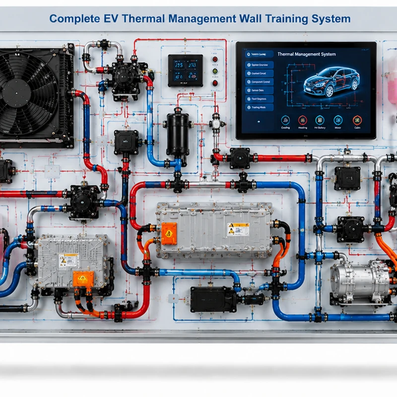 Complete EV Thermal Management Wall Training System