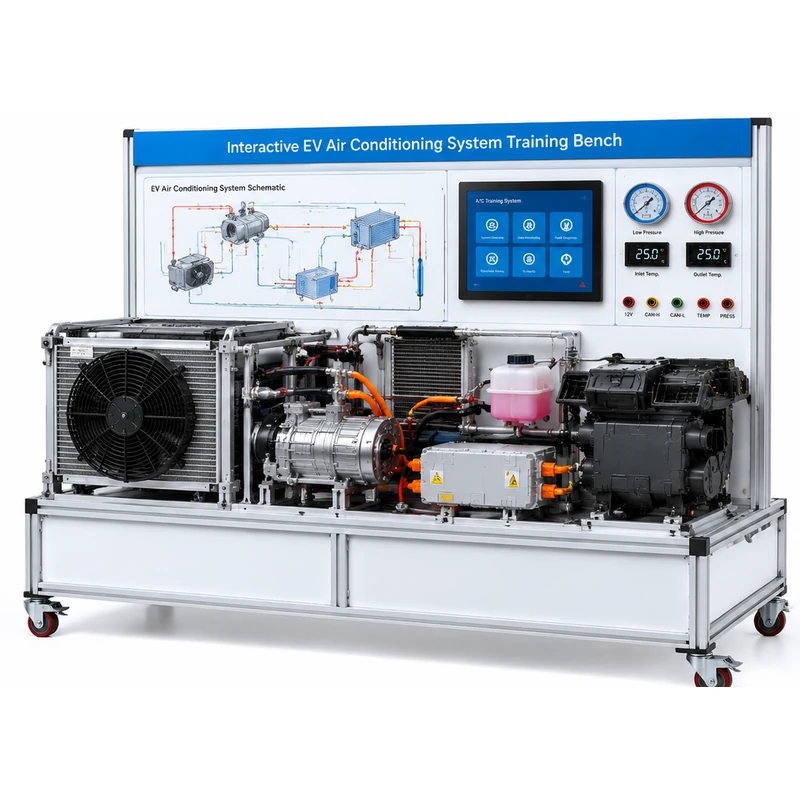 Interactive EV Air Conditioning System Training Bench