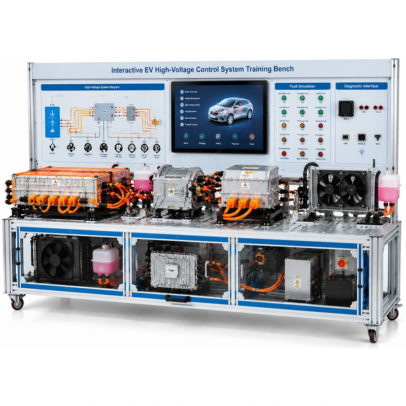 Interactive EV High-Voltage Control System Training Bench