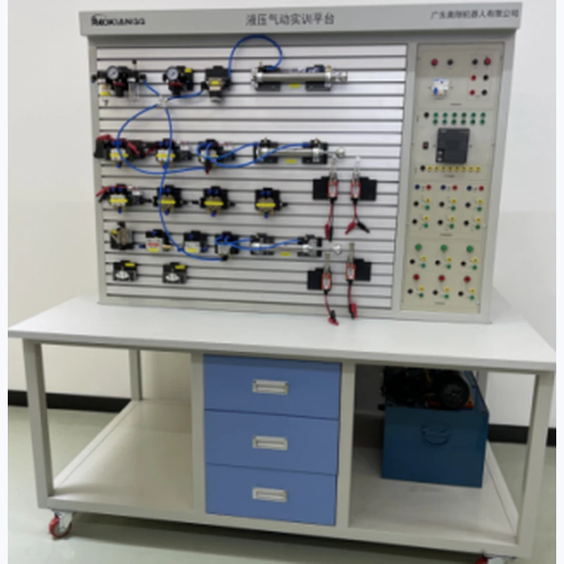 Transparent Hydraulic & Pneumatic PLC Training Platform