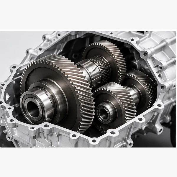EV gearbox gears and differential component identification