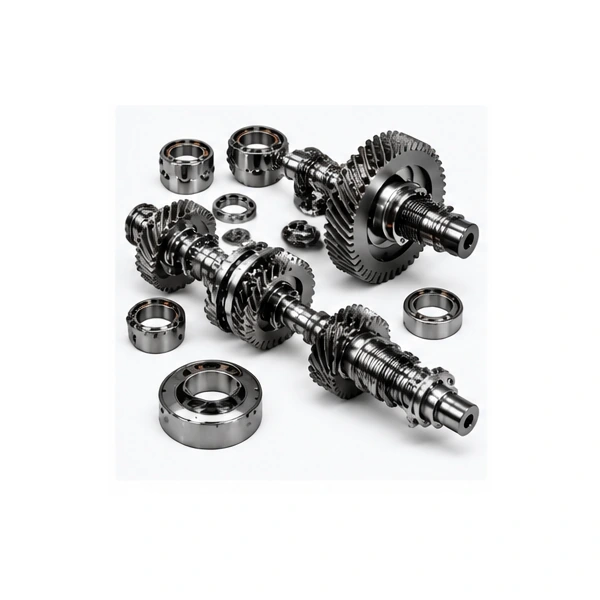 EV drive motor gears and shafts for inspection training