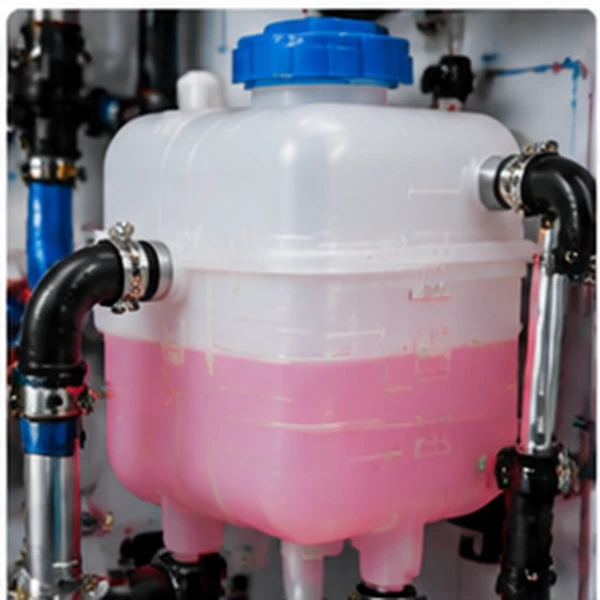 Coolant reservoir used in EV thermal management training