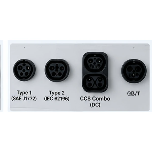 EV charging connector and cable for charging station performance testing