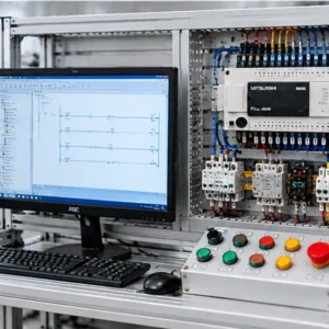 Transparent Hydraulic & Pneumatic PLC Training Platform - Image 4