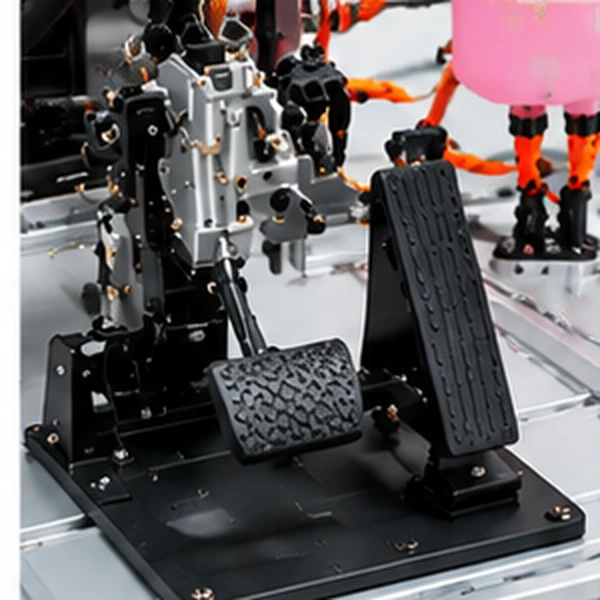 Interactive EV motor drive accelerator and brake pedal assembly