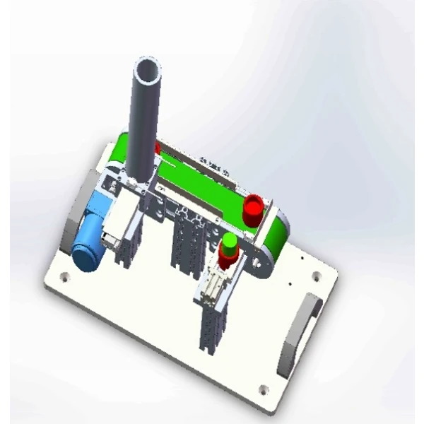 Robot assembly and conveyor training module
