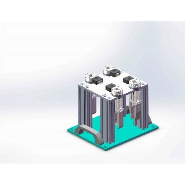 Robot automatic quick-change tool training module