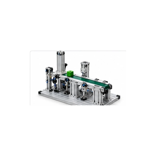 Industrial robot assembly and feeding training module